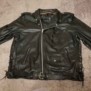 Heavy Milwaukee Leather Bomber Jacket 5 XLT